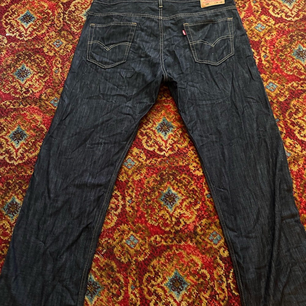 Levi's Blue Straight Jeans Classic Denim